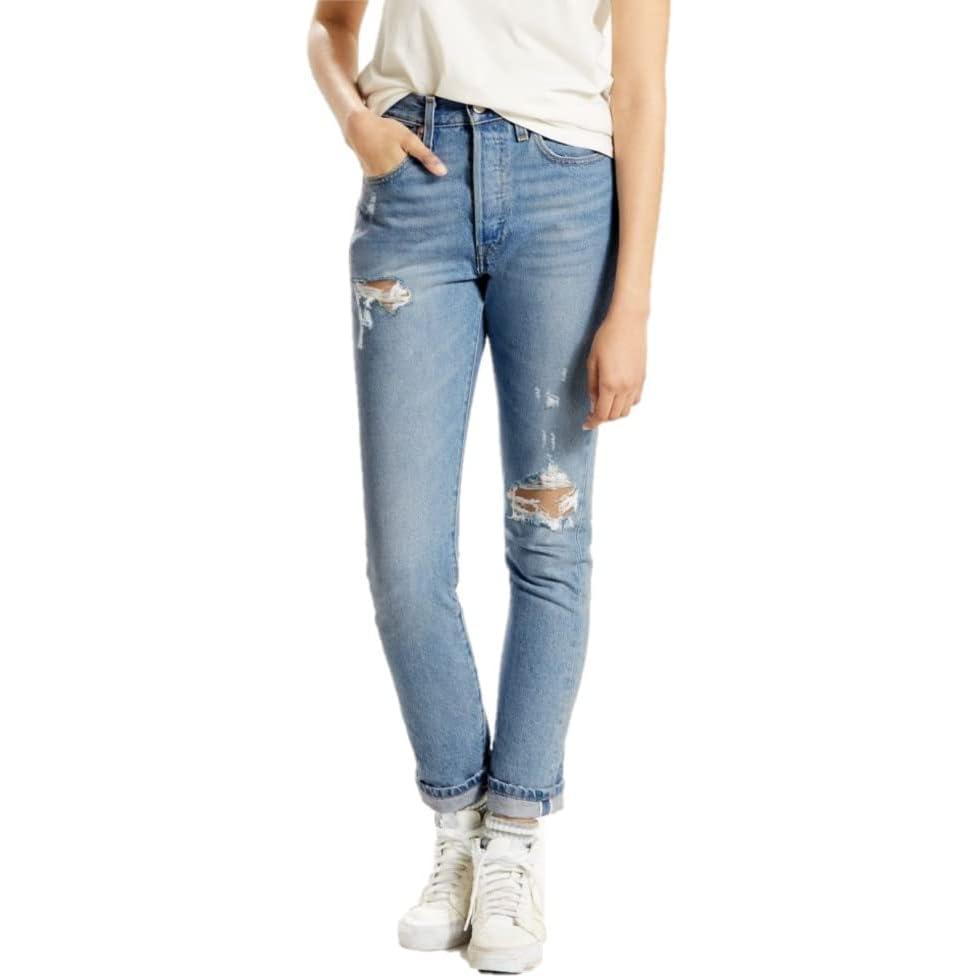 imageLevis Womens Premium 501 SkinnyCant Touch This