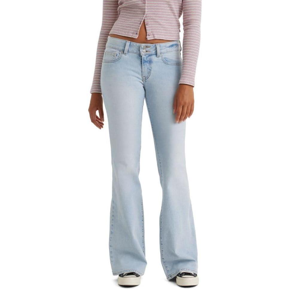 imageLevis Womens Superlow Flare JeansNew Blue