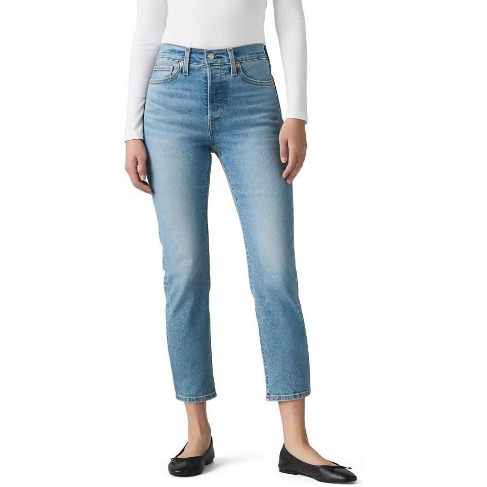 imageLevis Womens Wedgie Straight JeansLunch Plans Stretch