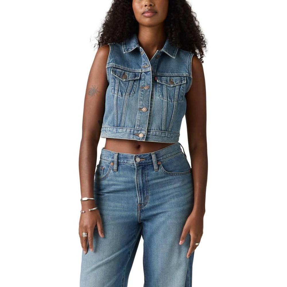 imageLevis Womens Xs VestCompare Notes Non Stretch