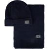 Navy Ribbed