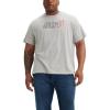 501 Logo Outline Midtone Heather Grey