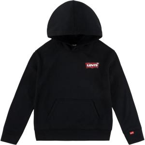 Hurley Boys’ Soft Knit Graphic Pullover Hoodie(Black)
