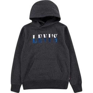 Hurley Boys’ Soft Knit Graphic Pullover Hoodie(Black Heather)
