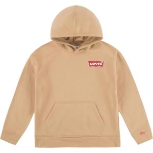 Hurley Boys’ Soft Knit Graphic Pullover Hoodie(Iced Coffee)