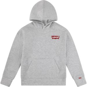 Hurley Boys’ Soft Knit Graphic Pullover Hoodie(Light Grey Heather)