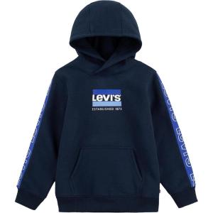 Hurley Boys’ Soft Knit Graphic Pullover Hoodie(Navy Blazer)