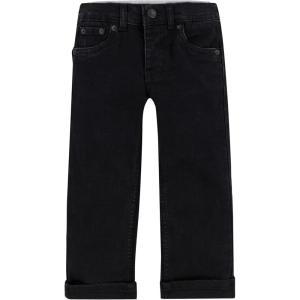 Levi’s Baby Boys’ & Toddler Straight Fit Jeans(Black Stretch/Straight)
