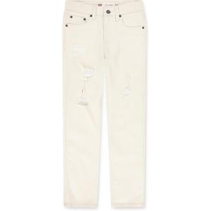Levi’s Boys’ 510 Skinny Fit Destructed Jeans(Pale Khaki)