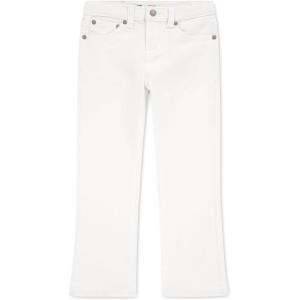 Levi’s Girls’ Bootcut Fit Jeans(Bright White)