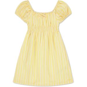 Levi’s Girls Girls’ Casual Dress(French Vanilla Stripe)