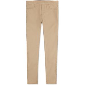 Levi’s Girls’ Skinny Fit Pull on Jeggings(Safari)