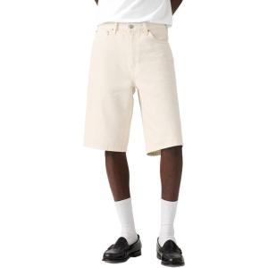 Levi’s Mens 469 Loose Straight Denim Shorts (Also Available in Big & Tall)((New) Ecru Bone (Non-stretch))