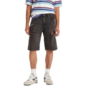 Levi’s Men’s 569 Loose Straight Denim Shorts(Folk Fire Short)