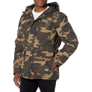 Levi’s Men’s Arctic Cloth Quilted Performance Parka(Camouflage)