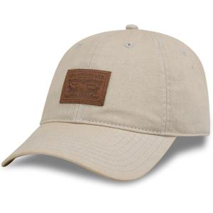 Levi’s Men’s Classic Baseball Hat with Logo(Khaki Logo Patch)