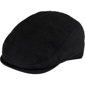Levi’s Mens Classic Ivy Newsboy Hat(Black Knit)