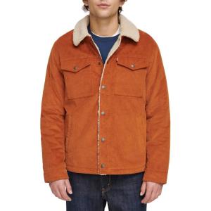 Levi’s Men’s Corduroy Sherpa Lined Trucker Jacket (Regular & Big & Tall Sizes)(Sun Wide Wale Corduroy)