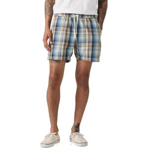 Levi’s Men’s Easy Shorts((New) Raul Plaid Sunset Blue (Non-stretch))