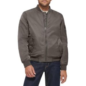 Levi’s Men’s Flight Satin Unfilled Ma-1 Bomber(Army Green Ma-1 Filled)