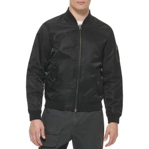 Levi’s Men’s Flight Satin Unfilled Ma-1 Bomber(Black Ma-1 Unfilled)