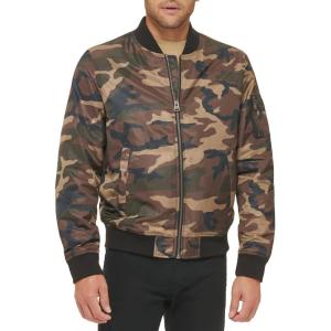 Levi’s Men’s Flight Satin Unfilled Ma-1 Bomber(Camo Classic Unfilled)