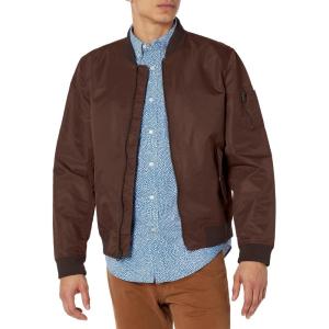 Levi’s Men’s Flight Satin Unfilled Ma-1 Bomber(Chocolate Brown Filled)
