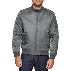 Levi’s Men’s Flight Satin Unfilled Ma-1 Bomber(Grey Ma-1 Filled)