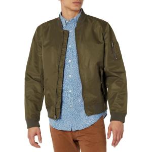 Levi’s Men’s Flight Satin Unfilled Ma-1 Bomber(Military Olive Filled)