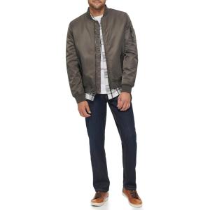 Levi’s Men’s Flight Satin Unfilled Ma-1 Bomber(New Army Green)