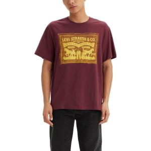 Levi’s Men’s Graphic Tee (Also Available in Big & Tall)(Archival Patch Chocolate Truffle)
