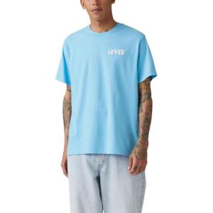 Levi’s Men’s Graphic Tee (Also Available in Big & Tall)(Blue Grotto)