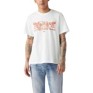 Levi’s Men’s Graphic Tee (Also Available in Big & Tall)(Minimalistic White)
