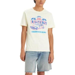 Levi’s Men’s Graphic Tee (Also Available in Big & Tall)((New) Archive Levi’s Rally Car Pear Sorbet)