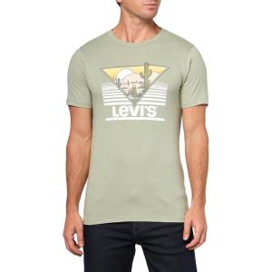 Levi’s Men’s Graphic Tee (Also Available in Big & Tall)((New) Cacti Desert Green)