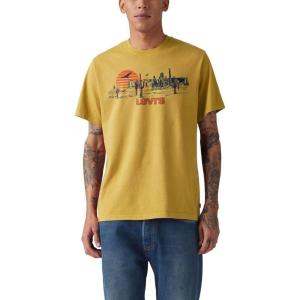 Levi’s Men’s Graphic Tee (Also Available in Big & Tall)((New) Chasm Mustard)
