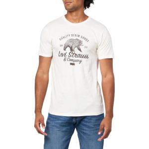 Levi’s Men’s Graphic Tee (Also Available in Big & Tall)((New) Grizzly Cream)