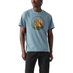 Levi’s Men’s Graphic Tee (Also Available in Big & Tall)((New) Prickly Arctic Blue)