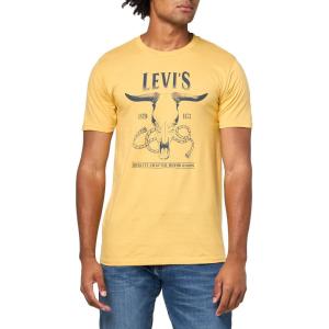 Levi’s Men’s Graphic Tee (Also Available in Big & Tall)((New) Ricko Mustard)