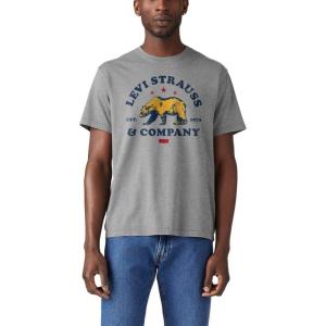 Levi’s Men’s Graphic Tee (Also Available in Big & Tall)((New) Runoff Graphite Heather)