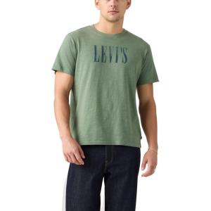 Levi’s Men’s Graphic Tee (Also Available in Big & Tall)((New) Serif Logo Laurel Wreath)