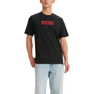 Levi’s Mens Graphic Tees (Also Available in Big & Tall) T-Shirt(Boxtab Caviar)