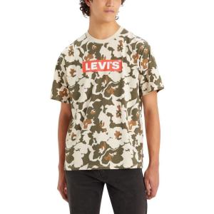Levi’s Mens Graphic Tees (Also Available in Big & Tall) T-Shirt((New) Seasonal Boxtab Aop Floral Camo Aop)