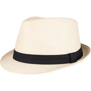 Levi’s Mens Lightweight Straw Fedora Panama Hat(Ivory Straw)
