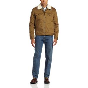 Levi’s Men’s Sherpa Trucker Jacket(Cougar Twill)