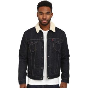 Levi’s Men’s Sherpa Trucker Jacket(Juniper Rinse)