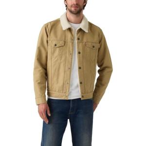 Levi’s Men’s Sherpa Trucker Jacket((New) Harvest Gold)