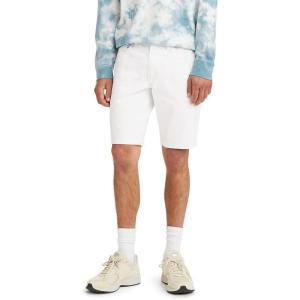 Levi’s Men’s Slim Cut Off Jean Shorts(White/Bull Denim/Stretch)