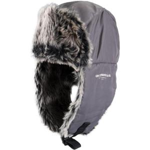 Levi’s Mens Warm Winter Trapper Hat(Charcoal Nylon)