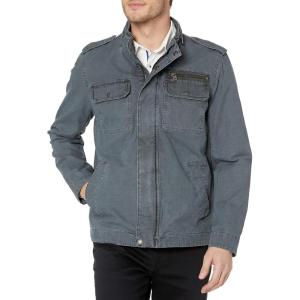 Levi’s Men’s Washed Cotton Military Jacket (Regular & Big & Tall Sizes)(Washed Indigo Unfilled)